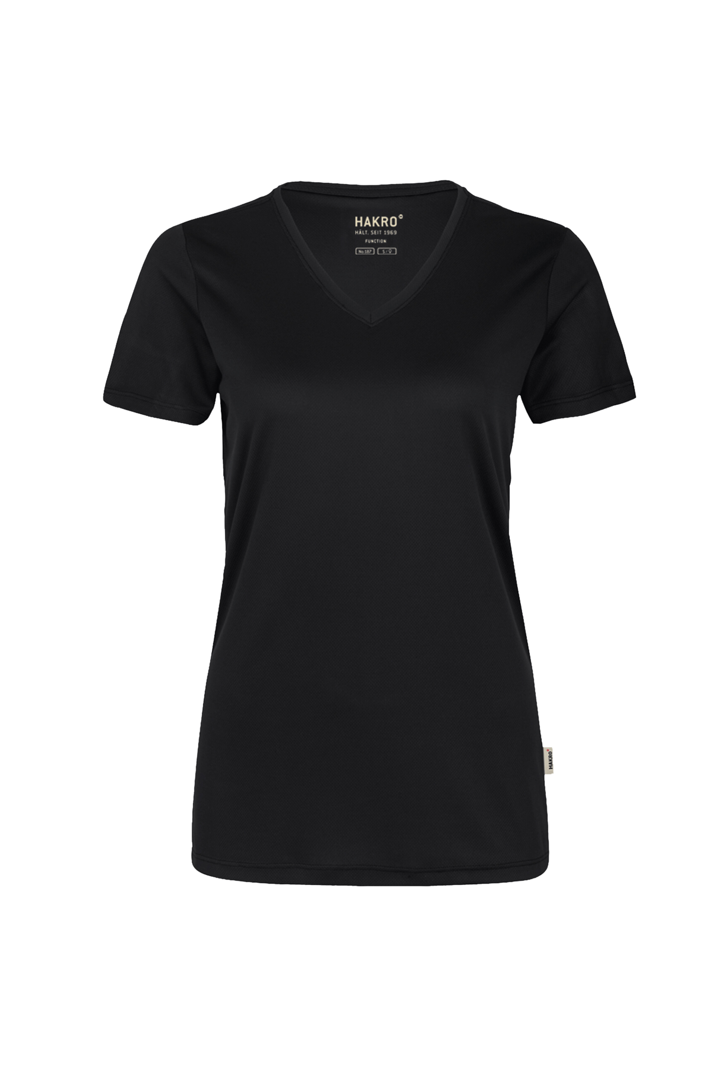 HAKRO | No.187 | Damen | V-Shirt | COOLMAX®
